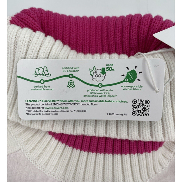 Krimson Klover Sweater Womens Small Pink Ski Theme Turtleneck - Picture 7 of 9